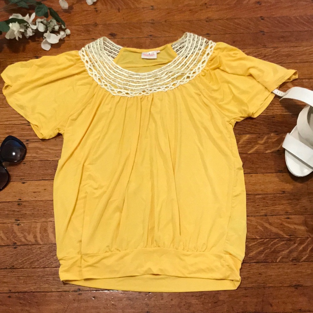 Women’s yellow blouse